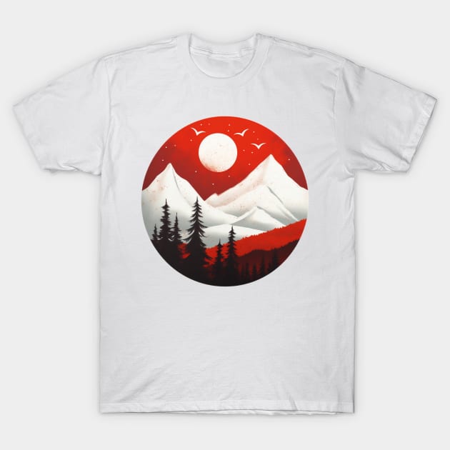 Minimal Woods II T-Shirt by pandas doing stuff